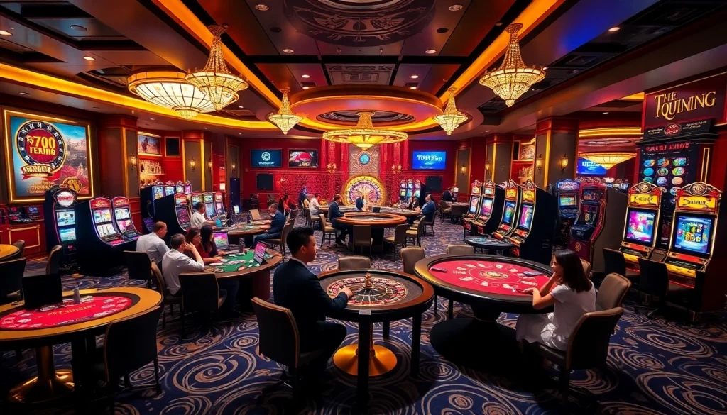 Experience the thrill of online gaming at TG777 PH with vibrant casino action including poker and slot machines.