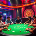 Experience high-stakes poker at 789BET, where players compete with chips and cards.