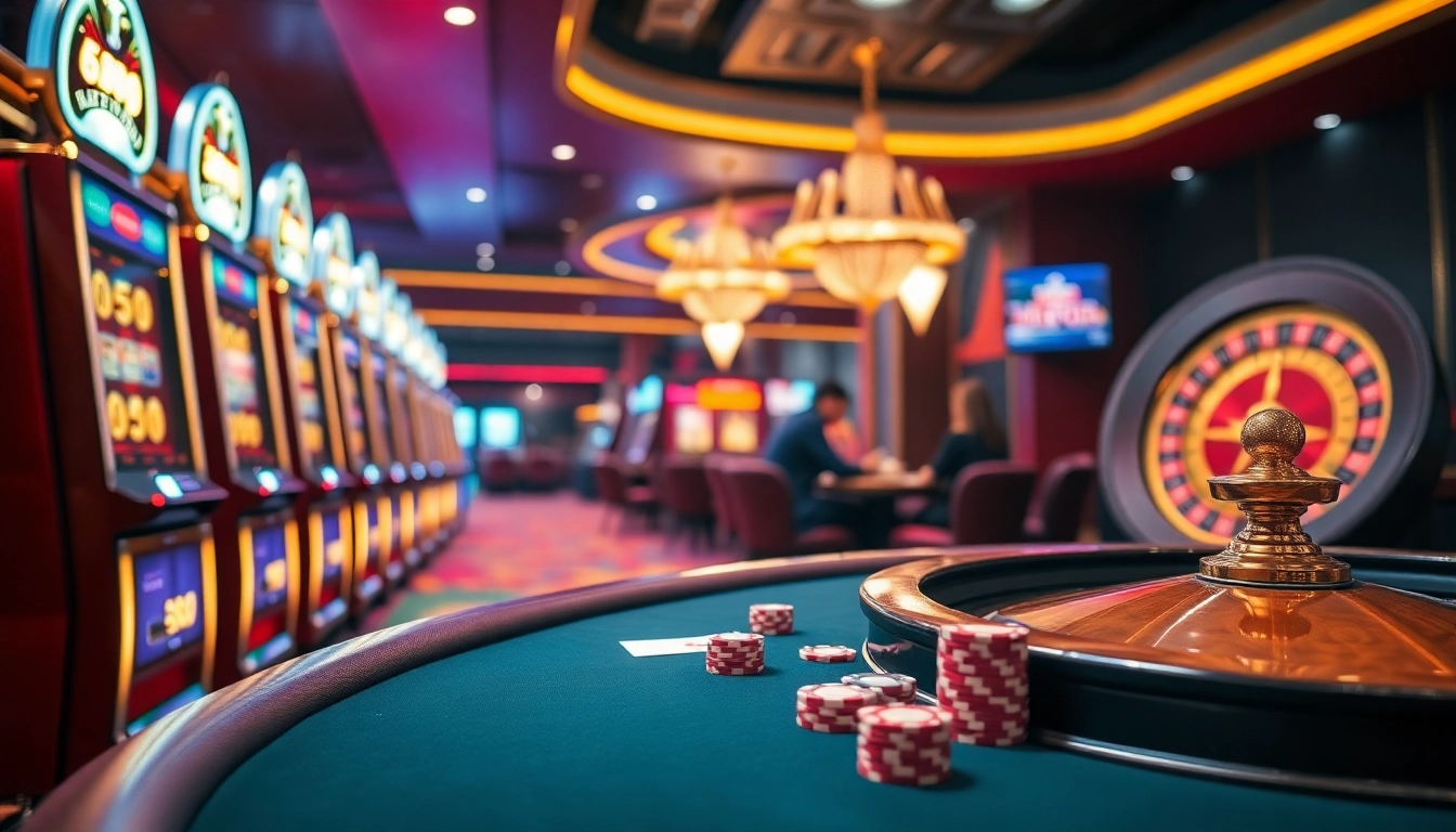 i1dompet players enjoying an intense poker game with colorful chips.