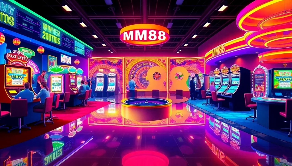 Experience MM88 at an online casino table with vibrant gaming action and excitement for every player.