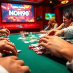 Experience the excitement of poker at https://nohu90.download/ with vibrant chips and digital interactions.